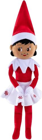 Elf on The Shelf: مجموعة Christmas Plushee Pals ذات البشرة الداكنة للأولاد والبنات ذات العيون البنية in Kuwait