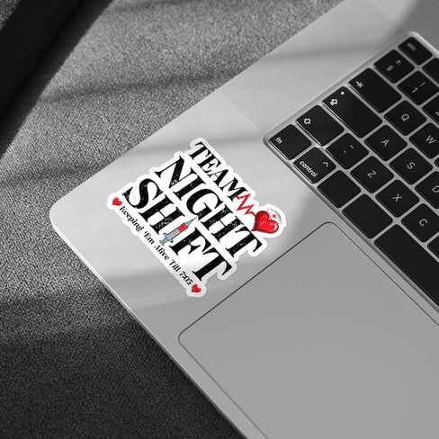 3 Pcs Team Night Shift Sticker, Night Shift Nurse Sticker, Medical Worker Sticker, Funny Nurse Gift, RN BSN CNA Doctor Vinyl Sticker 3 Inches for Laptop Water Bottle Phone Helmet Kindles Tumbler in Saudi Arabia