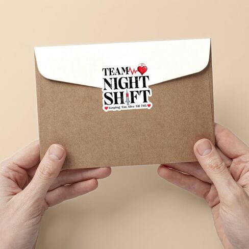 3 Pcs Team Night Shift Sticker, Night Shift Nurse Sticker, Medical Worker Sticker, Funny Nurse Gift, RN BSN CNA Doctor Vinyl Sticker 3 Inches for Laptop Water Bottle Phone Helmet Kindles Tumbler in Saudi Arabia