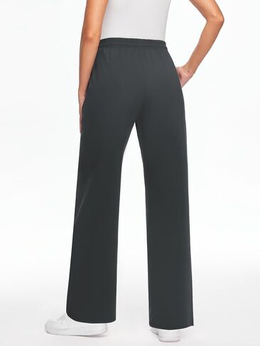 Womens Wide Leg Pants with Pockets High Waist Drawstring Loose Sweatpants Casual Travel Business Dress Pants Trousers in Saudi Arabia