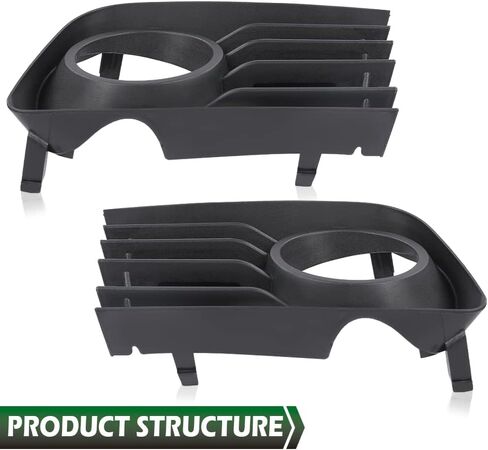 أغطية مصابيح الضباب الأمامية باللون البرتقالي الكبير حواف مصباح الشواية المتوافقة مع Toyota Prius 2004 2005 2006 2007 2008 2009 مع فتحة 53112-47030 53113-47030 in Saudi Arabia