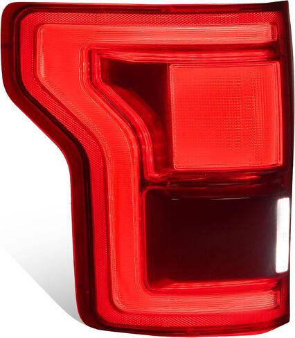 HECASA Right LED Tail Light Compatible with 2015-2017 Ford F-150 F150 Replacement for FO2801259 Rear Taillight Brake Lamp w/LED Tube Red Lens Passenger Side in Saudi Arabia