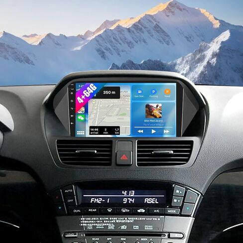 [2+64G] Sterroid 13 Car Stereo لـ Honda Acura MDX 2007-2013 مع Carplay و Android Auto ، راديو سيارة لمس 9 بوصات مع رابط المرآة Bluetooth FM/RDS WiFi GPS EQ SWC+كاميرا احتياطية in Saudi Arabia