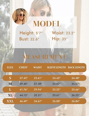 Womens Long Sleeve Midi Dress Casual Ruffle Fashion V Neck High Waist A Line Flowy Boho Short Fall Dresses for Wedding Guest in Saudi Arabia