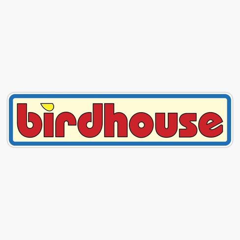 Birdhouse Old School Logo Vinyl Window Bumper Sticker Decal 5" in Saudi Arabia