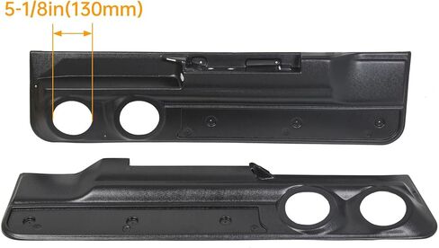 KUAFU Lower Door Panel Set 2-Speaker Door Panel Compatible with 1978-1988 Monte Carlo Malibu (2dr) & El Camino Cutlass Regal in Saudi Arabia