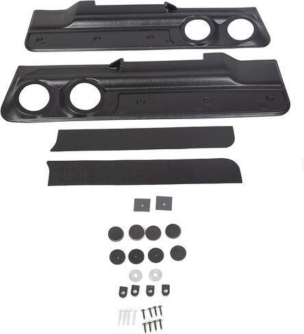 KUAFU Lower Door Panel Set 2-Speaker Door Panel Compatible with 1978-1988 Monte Carlo Malibu (2dr) & El Camino Cutlass Regal in Saudi Arabia