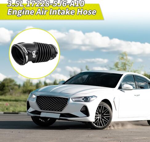 17228-5J6-A10 Air Intake Hose with Clamps, Direct Replacement for H onda O dyssey 2018-2022, P ilot 2016-2021, P assport 2019-2021, R idgeline 2017-2021, Replaces OEM 17228-5J6-A10 and 172285J6A10 in Saudi Arabia