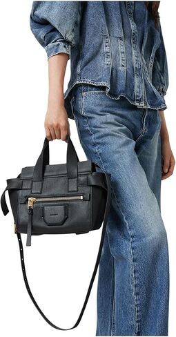 AllSaints Perez Mini Bag, Black in Saudi Arabia