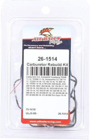 مجموعة مكربن ​​جميع الكرات، كاملة 26-1514 متوافقة مع/استبدال Husaberg TE 250 11-16، TE 300 11-16 in Saudi Arabia