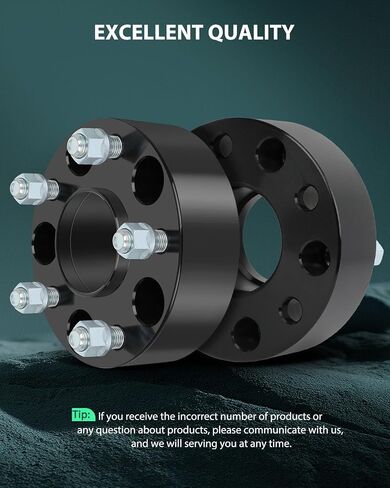 SCITOO 2 قطعة فواصل عجلة 2 بوصة 5x5 تتحمل 71.5 مم ترصيع 14x1.5 5 محولات فواصل عجلة العروة مناسبة لسيارة جيب لجراند شيروكي لسيارة جيب رانجلر لسيارة جيب جلاديتور لسيارة جيب جراند واجونير لدودج in Saudi Arabia