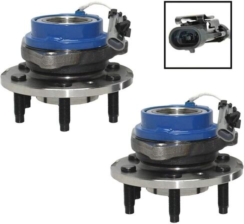 Bodeman - زوج (2) محور العجلة الأمامية ومجموعة المحمل لـ 2000-2012 Chevy Impala/ 2000-2007 Monte Carlo/ 1997-2005 Venture in Saudi Arabia
