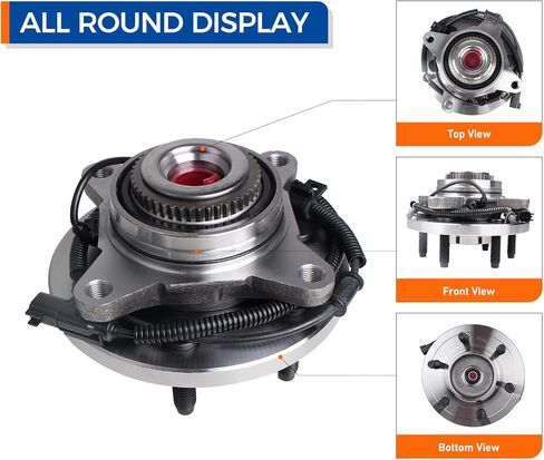 زوج PAROD 515142 4x4 4WD مجموعة محمل محور العجلة متوافقة مع 2011-2014 Ford Expedition، Lincoln Navigator، Ford F150، 2011-2012 Ford F150 6 العروات مع ABS in Saudi Arabia