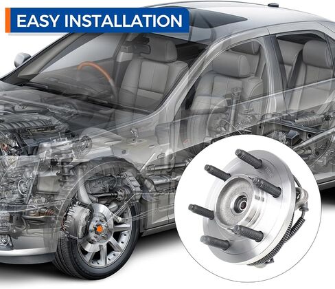 زوج PAROD 515142 4x4 4WD مجموعة محمل محور العجلة متوافقة مع 2011-2014 Ford Expedition، Lincoln Navigator، Ford F150، 2011-2012 Ford F150 6 العروات مع ABS in Saudi Arabia