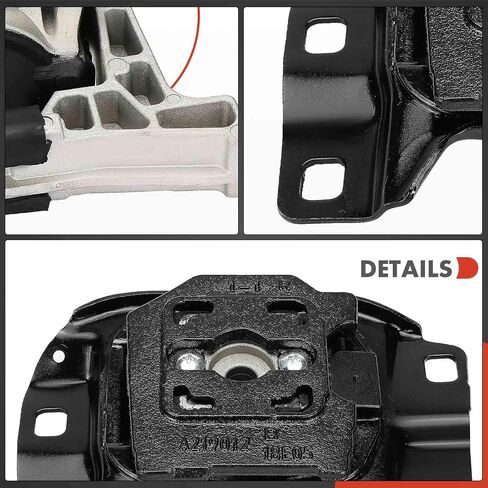 حامل محرك المحرك A-Premium ومجموعة حامل ناقل الحركة المتوافقة مع Ford Escape 2013-2016، Transit Connect 2014-2016، 1.6L، مجموعة قطعتين، استبدال # CV6Z6038B، AV6Z6068A in Saudi Arabia