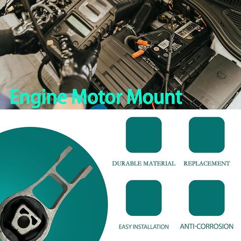 Silver Car Torque Motor Mount for Jeep Cherokee 4 Cyl 2.4L 2014 2015 2016 2017 2018 Lower Rear Engine Torque Strut Mount 68157441AB 68157441AC 68157441AD Rubber Metal in Kuwait