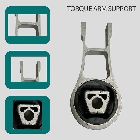 Silver Car Torque Motor Mount for Jeep Cherokee 4 Cyl 2.4L 2014 2015 2016 2017 2018 Lower Rear Engine Torque Strut Mount 68157441AB 68157441AC 68157441AD Rubber Metal in Kuwait