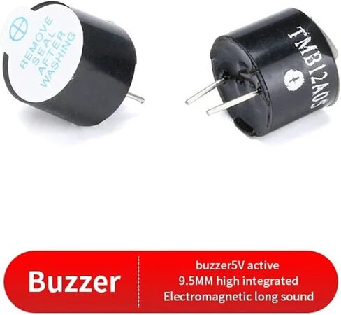 10PCS Active Buzzer 5V 12V TMB12A05 TMB12A12 Magnetic Long Continous Beep Tone Alarm Ringer 12 * 9.5mm Piezo Buzzers(TMB12A-12V) in Saudi Arabia