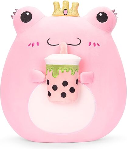 Large Frog Plush Pillow Stuffed Animal Toy,Big Size Cute Soft Toys 13" Fat Kawaii Hugging Pillows Cuddle Huggable Plushie,Gift for Kids in Kuwait