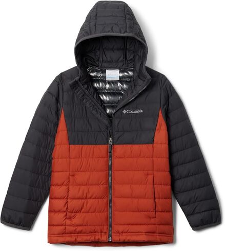 Columbia boys Powder Lite Hooded Winter Jacket in Saudi Arabia