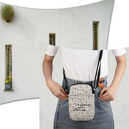 Zodiac Signs Crossbody Bag Horoscope Gift 12 Constellation Birthday Gift Astrologist Bag in Saudi Arabia