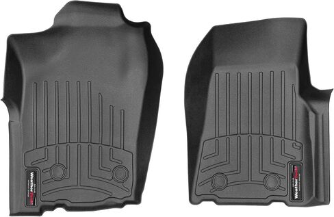 WeatherTech Custom Fit FloorLiners for Ford Ranger - 1st Row (445681V), Black in Saudi Arabia