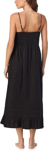 Eileen West Womens Sleepwear & Loungewear - Woven Lawn Collection - 100% Cotton Lightweight Sleeveless Long Modern Nightgown in Saudi Arabia