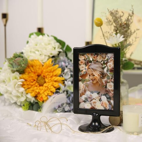10 Pack Double Sided Standing Picture Frame 4x6 Plastic Photo Frame Bulk White Picture Display Holder Stand for Table Number, Menu, Wedding, Christmas in Kuwait