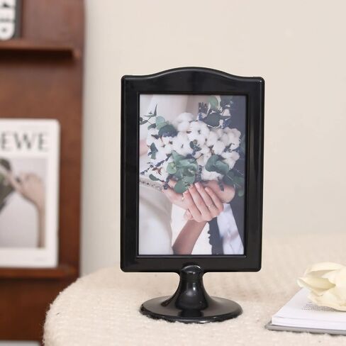10 Pack Double Sided Standing Picture Frame 4x6 Plastic Photo Frame Bulk White Picture Display Holder Stand for Table Number, Menu, Wedding, Christmas in Kuwait