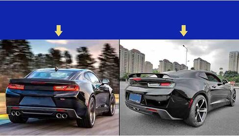 Carbon Fiber Style Turnk Spoiler for 2005-2013 Chevrolet Corvette C6 Wide Body Models | ZR1 Style (ABS Plastic - Carbon Fiber Style) in Kuwait