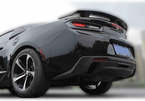 Carbon Fiber Style Turnk Spoiler for 2005-2013 Chevrolet Corvette C6 Wide Body Models | ZR1 Style (ABS Plastic - Carbon Fiber Style) in Kuwait