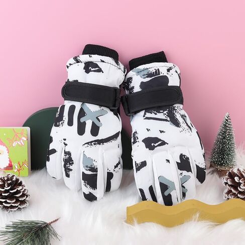 Kids Winter Thermal-Warm Windproof Ski-Gloves Outdoor Snowboarding Gloves for Skiing, Snow Hiking, Hunting in Saudi Arabia