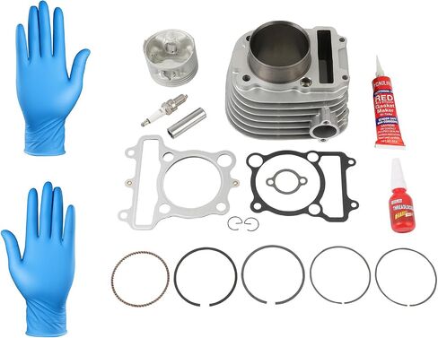 ECCPP New Cylinder Piston Ring Gasket for 1999-2004 for Yamaha for TTR225 2005-2016 for Yamaha for TTR230 Compatible for Cylinder Piston Gasket Top End Kit MD-1037YM15301-3 in Saudi Arabia