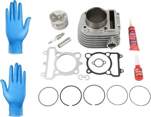 ECCPP New Cylinder Piston Ring Gasket for 1999-2004 for Yamaha for TTR225 2005-2016 for Yamaha for TTR230 Compatible for Cylinder Piston Gasket Top End Kit MD-1037YM15301-3 in Saudi Arabia