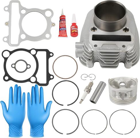 ECCPP New Cylinder Piston Ring Gasket for 1999-2004 for Yamaha for TTR225 2005-2016 for Yamaha for TTR230 Compatible for Cylinder Piston Gasket Top End Kit MD-1037YM15301-3 in Saudi Arabia