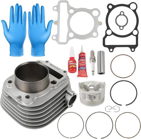 ECCPP New Cylinder Piston Ring Gasket for 1999-2004 for Yamaha for TTR225 2005-2016 for Yamaha for TTR230 Compatible for Cylinder Piston Gasket Top End Kit MD-1037YM15301-3 in Saudi Arabia