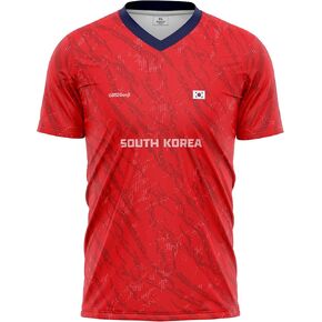 South Korea Football/Soccer Jersey 2026 - Red Home Kit in Saudi Arabia