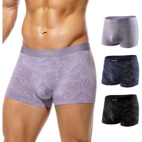 Casey Kevin Men's Boxer Briefs Modal Ultra Soft, Breathable, Stretch Moisture-Wicking underwear with Flyless Design (3 pack) in Kuwait