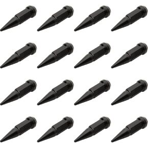 (16 Pack) Tusk Spike Tapered Lug Nut 12mm x 1.25mm Thread Pitch Black for Kawasaki Teryx KRX 1000 Trail Edition 2022-2023 in Kuwait