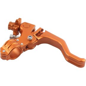 PowerMotor العالمي للدراجات النارية CNC قصيرة رافعة القابض، 7/8 بوصة 22 مم رافعة قابض كابل المقود لرياضة الشوارع الترابية والدراجات الصغيرة والدراجات الصغيرة سكوتر ATV (أحمر) in Kuwait