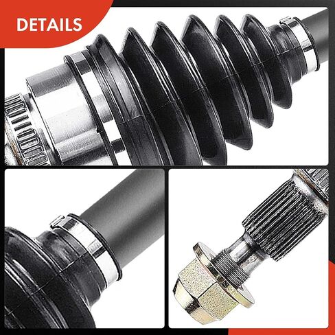 مجموعة عمود المحور A-Premium CV متوافقة مع سلسلة Mercedes-Benz W163 ML320 1998-2003، ML350 2003-2005، ML430 1999-2001، ML500 2002-2005، ML55 AMG، جانب الركاب الأمامي الأيمن، استبدال # 1633300501 in Saudi Arabia