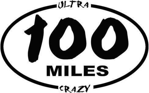 ملصق ممتص الصدمات للسيارة بيضاوي للغاية بطول 100 ميل من CafePress in Saudi Arabia