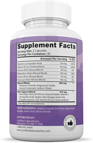 (3 Pack) Ultra Fast Pure Keto Boost Pills 1275MG New & Improved Formula Contains Apple Cider Vinegar Extra Virgin Olive Oil Powder Green Tea Leaf 180 Capsules in Kuwait