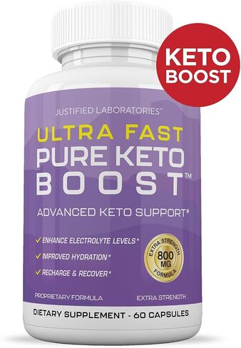 (3 Pack) Ultra Fast Pure Keto Boost Pills 1275MG New & Improved Formula Contains Apple Cider Vinegar Extra Virgin Olive Oil Powder Green Tea Leaf 180 Capsules in Kuwait