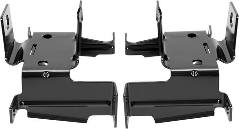 KUAFU 6Pcs Front Bumper Bracket Compatible with 2007-2013 GMC Sierra Chevy Chevrolet Silverado 1500 2500 3500 Outer + Inner Bumper Support Steel Powder Coated Black 6Pcs Driver Side&Passenger Side in Saudi Arabia