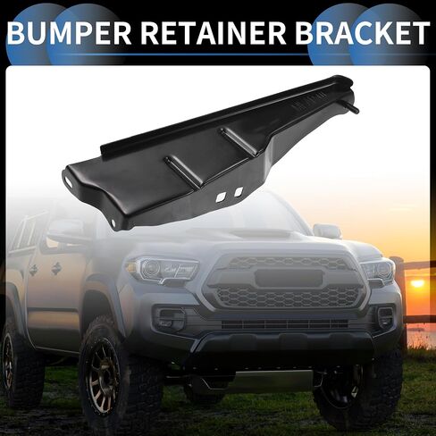 Bumper Support Bracket, Left Side Front Bumper Retainer Bracket Hold Mount No.5327404030 for Toyota Tacoma 2011-2016 ABS Black, 1 Pc in Saudi Arabia