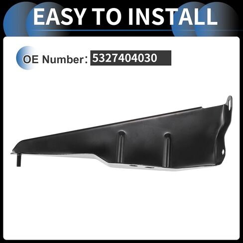 Bumper Support Bracket, Left Side Front Bumper Retainer Bracket Hold Mount No.5327404030 for Toyota Tacoma 2011-2016 ABS Black, 1 Pc in Saudi Arabia