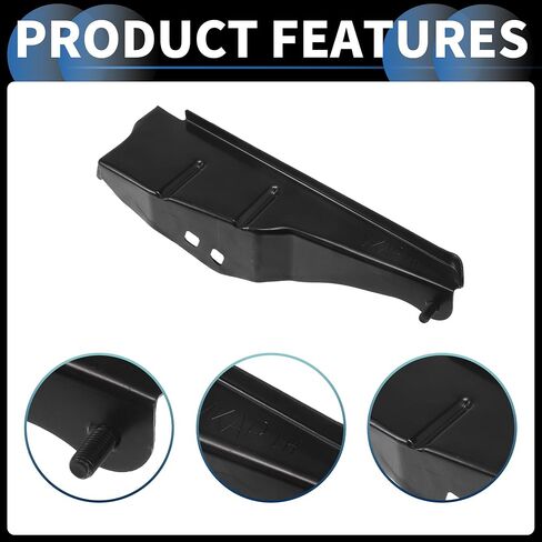 Bumper Support Bracket, Left Side Front Bumper Retainer Bracket Hold Mount No.5327404030 for Toyota Tacoma 2011-2016 ABS Black, 1 Pc in Saudi Arabia