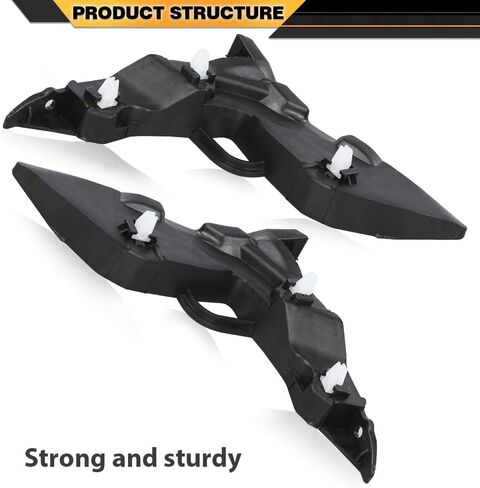 Front Right & Left Bumper Retainers Brackets Support Set Compatible with Hyundai Elantra Sedan 2017 2018 2pcs 86513F2000 86514F2000 in Saudi Arabia