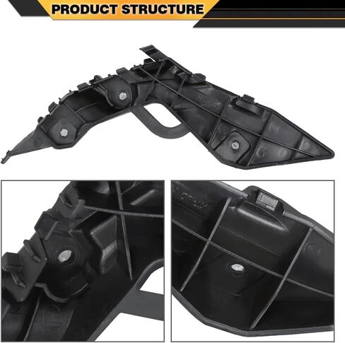 Front Right & Left Bumper Retainers Brackets Support Set Compatible with Hyundai Elantra Sedan 2017 2018 2pcs 86513F2000 86514F2000 in Saudi Arabia